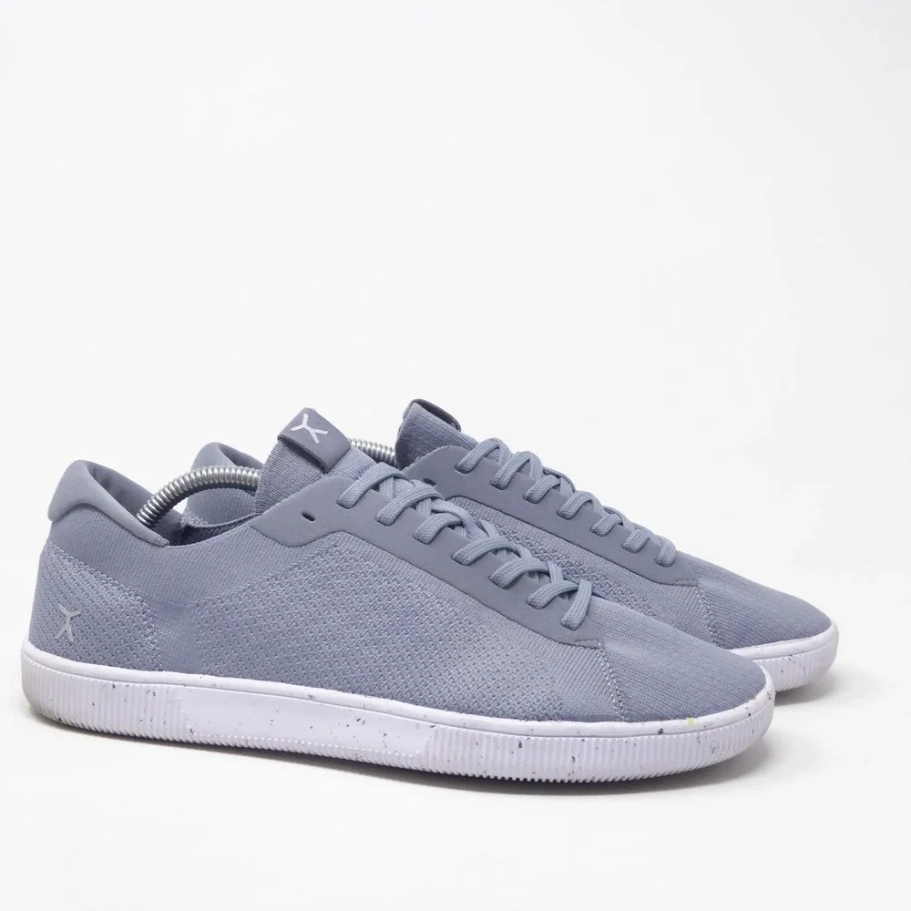 Flux Mens Adapt Knit Trainers Concrete Grey Sneakers Breathable Size 11